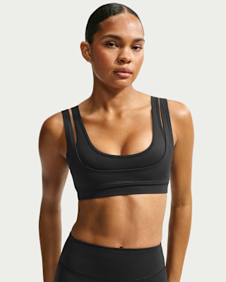 NIKE公式】NikeSKIMS Matte ウィメンズ ダブルストラップ スクープ